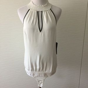 Bebe Cut Out Halter Top
